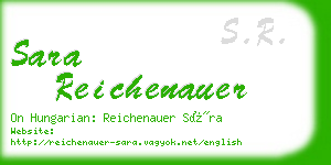 sara reichenauer business card